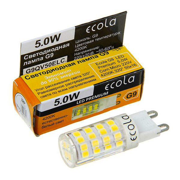 LED lampa Ecola G9